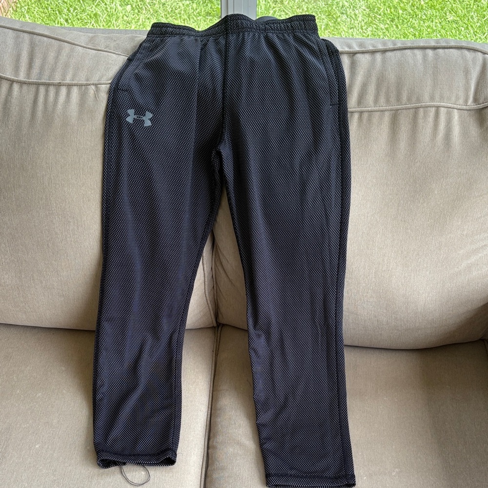 Under Armour Black Mesh Track Pants